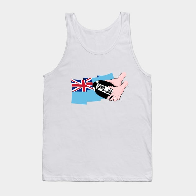 Fiji Rugby Flag Tank Top by mailboxdisco